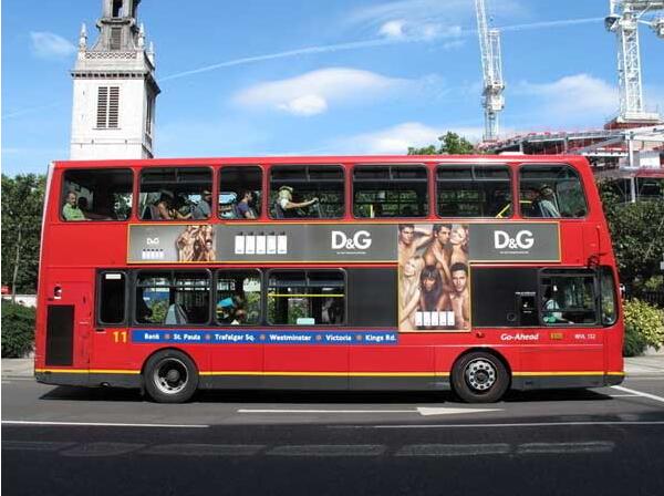 London bus ban ＂good figure＂ ad said